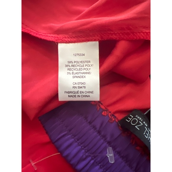 Rachel Zoe pants large flowy boho‎ red purple wide leg mandala print satin - Picture 5 of 8